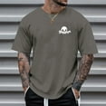thumbnail image 2 of Big and Tall Shirts for Men Printing Popular Casual Loose Round Neck Short Sleeved T Shirt Big And Tall Men's Shirts Workout for Men Loose Fit Mens Tee T Shirt Mens Set Graphic Pack Night M, 2 of 6