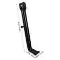 thumbnail image 2 of OFFIGAM Steel Motorcycle Side Kickstand Black Replacement Stand for Easy Installation and Stability, 2 of 8