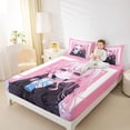thumbnail image 3 of Erosebridal Japanese Anime Girl Full Size Sheets,Kawaii Japanese Animation Bed Sheets For Adults 4-Piece, 3 of 6