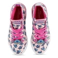thumbnail image 5 of Disney Lilo & Stitch Girls Sneakers, Mid Top Lace Up Shoes Light Pink – 3, 5 of 7