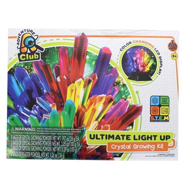 Light Up Crystal Growing Kit / Ultimate LightUp Crystal Growing Kit