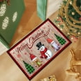 thumbnail image 5 of Christmas Doormat, Kitchen Floor Mat, Oil Absorbent Stain Resistant Entry Door Rug, Polyester Material Non Slip Low Profile Indoor Holiday Home Decoration Carpet 40x60cm, 5 of 7