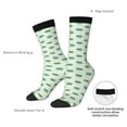 thumbnail image 4 of Logiee Cute Crocodile Print Adult Socks for Men & Women,Calf Socks, Ankle Socks,Boots Socks,Breathable Casual Sock,Unisex Crew Socks, 4 of 6