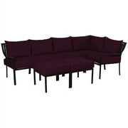 Hometrends Braddock Heights Sectional Cushion Set, Burgundy