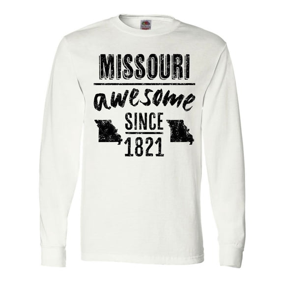 Inktastic Missouri Awesome Since 1821 Long Sleeve T-Shirt