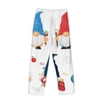 thumbnail image 3 of Lsque School Cute Gnomes Print Men's Pajama Pants, Lounge Pant - Comfortable Home Wear,Elastic Waistband, Stylish Design-Small, 3 of 9