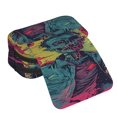 thumbnail image 4 of Disketp Neon Zombie Skull Estuche de Lápices de Doble Capa con Tapa Abatible y Cremallera, Organizador Escolar para Adolescentes y Adultos, 4 of 7