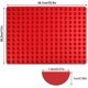 thumbnail image 3 of Dog Cookie Baking Mat Silicone Hemisphere Mold Cookie Baking Dish Dog Treats Mini Red Nons, 3 of 5