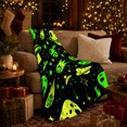 thumbnail image 3 of Retro Neon Space Adventure Flying Saucers Planets, Playful Celestial Art Scene, Warm Flannel Blanket for Home Library and Reading Nook, Celestial Art Lovers Housewarming Gift, Fantasy Home Decor, 3 of 9