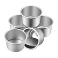 thumbnail image 7 of RENACLIPY 5Pcs Aluminum Alloy Cake Pan Set Removable Bottom Metal Pans for Baking Cakes, 7 of 7
