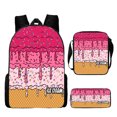 thumbnail image 2 of Womens Ice Cream Series 3 Piece Backpack Set Cute College School Bookbag Back to School Backpack for Women, 2 of 5