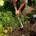 thumbnail image 5 of Crevice Weeding Tool Stainless Steel, 13 Inch Multi Function Garden Edger, Green Handle Yard Surface Care, Thickened Solid Body Construction, Patio Driveway Crack Weed Remover, 5 of 6
