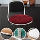 thumbnail image 5 of Round Seat Cushion 30cm Soft Chair Cushions With Non-Slip Washable Corduroy Fabric Seat Cushion With Zip Seat Padding Chair Cushion For Indoor Dining Room, 5 of 5