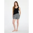 thumbnail image 3 of Joyspun Women's Woven Pajama Boxer Shorts, 3'' Inseam, Sizes XS-3X, 3 of 7