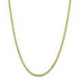 thumbnail image 1 of 10K Yellow Gold 4.1mm Semi-Solid Anchor Chain 24 IN, 1 of 5