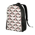 thumbnail image 2 of Disketp Dachshund And Hearts Mochila Unisex de Apertura Lateral Completa, Mochila para Laptop para Escuela, Trabajo y Viajes, 2 of 8