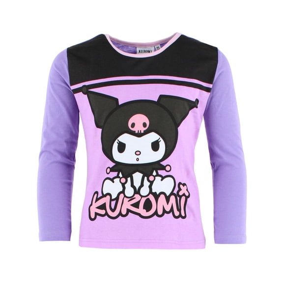 Textiel Trade Girls Kuromi Long Sleeve Pajama Set
