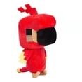 thumbnail image 1 of Muñeco de peluche de Minecraft para niños, loro rojo, 18 cm, 1 of 1