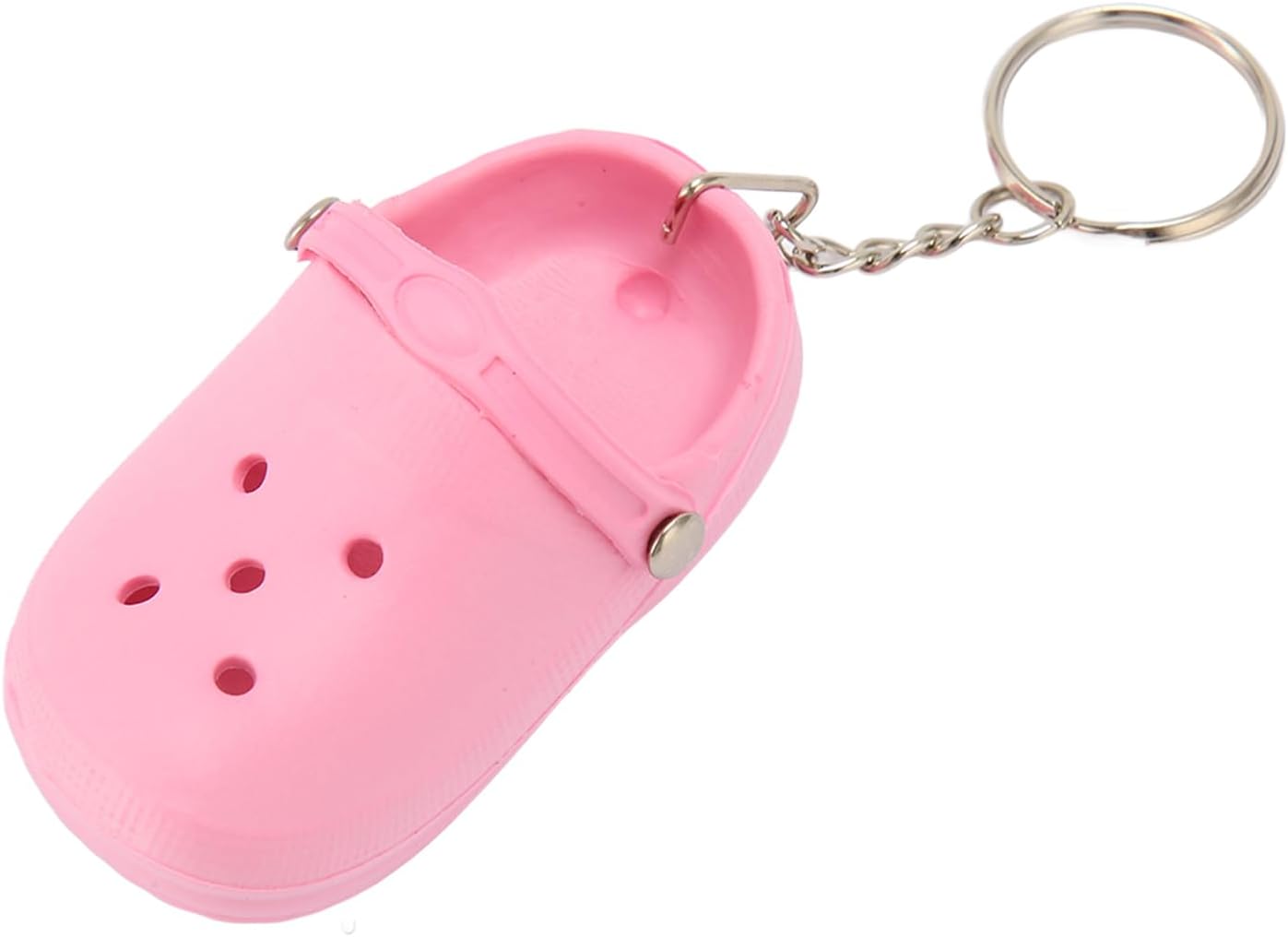 ABCISI 7pcs Cute Shoes Charms, Mini Shoe Keychain, Silicone Slipper Key Chains with Cute Soft Hole, Sandals Key Ring Pendant Decoration For Backpacks Cars