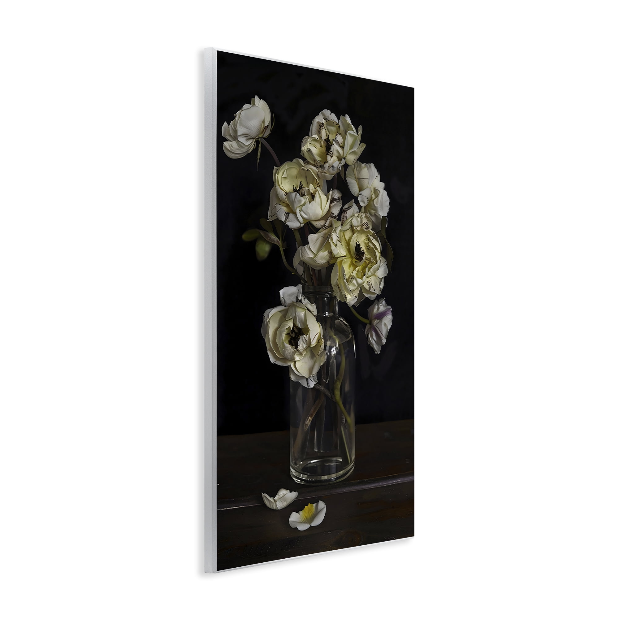Stupell Industries Elegant Arrangement of Cream Blossoms Wall Plaque Art, design by Creative Studio