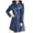 Dark Blue, variant on Women's Waterproof Raincoat Polka Dot Rain Jackets Lightweight Outdoor Hooded Windbreaker Thin Breathable Rainproof Foldable Long Rain Coats