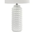 thumbnail image 4 of nuLOOM Omaha 26" Ceramic Table Lamp, 26" H x 12" W x 12" D, White, 4 of 5