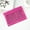 Hot Pink, variant on 9.8x7.1 Inch 3 Ring Pencil Pouch, Transparent PVC Canvas Zipper Bag, Detachable Binder Pocket, Large Capacity Stationery Document Storage Organizer