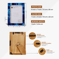 thumbnail image 2 of Handicrafts Home 5x7 Classic Bone Inlay Picture Frames Picture Frames, Blue, 2 of 7