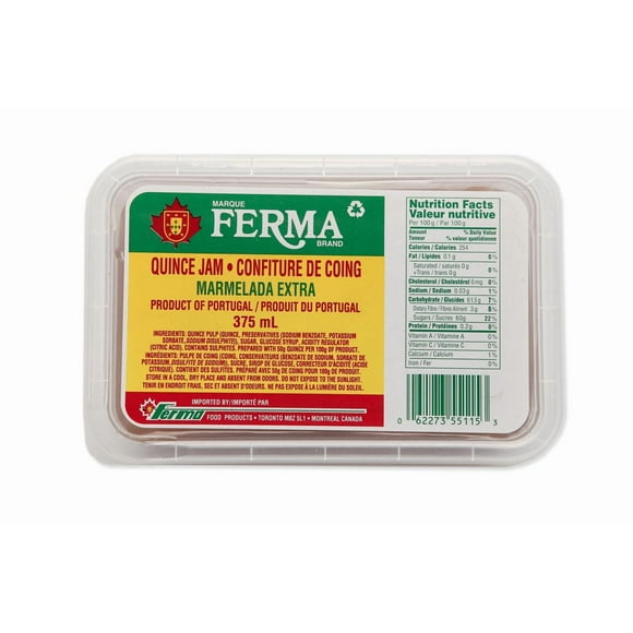Marmelade de coings Ferma vendre la quantité 450g