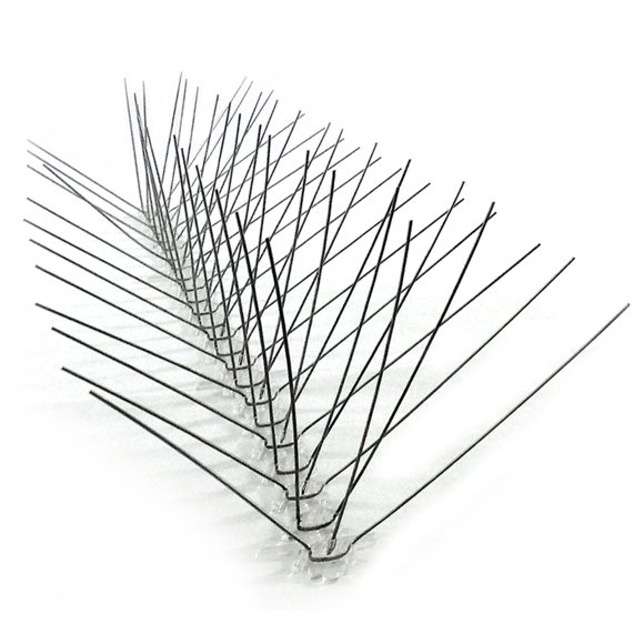 Stainless Steel Bird Spikes, Wide, 24 ft
