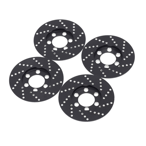 Pinza de freno de ruedas RC Modelo de simulación de la aleación de aluminio Crawler Actualiza el reemplazo de estilo de automóvil para Axial SCX10 90048 Paquete negro de 4 Methold FN001268-01