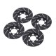 thumbnail image 5 of Vogacara Paquete de 4 pinzas de freno de rueda modelo de simulación RC Crawler aleación de aluminio mejoras reemplazo de estilo de coche para Axial Negro 2piezas Vogacara CBP188390, 5 of 5