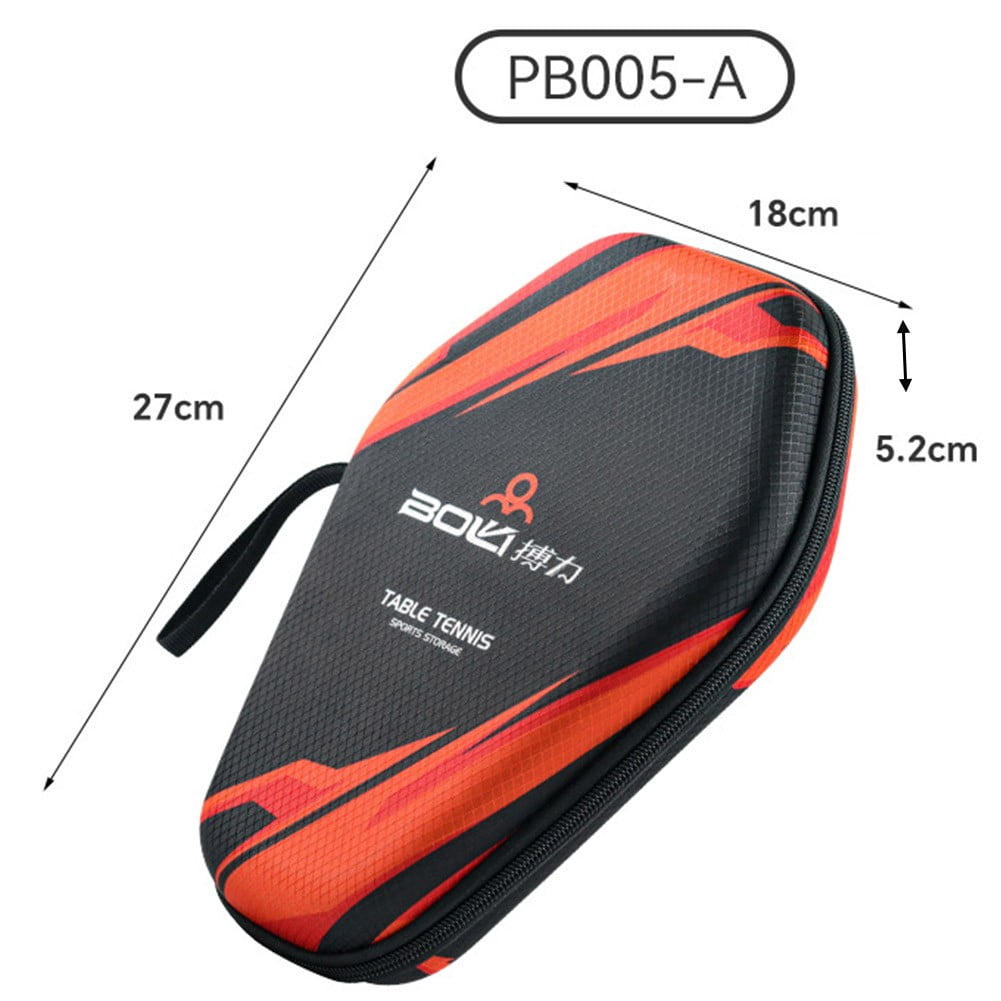 Table Tennis Racket Bag EVA Hard Shell Table Tennis Paddle Box Case Storage Bag
