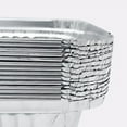 thumbnail image 4 of Recipientes aptos para horno de gran tamaño: bandejas cuadradas desechables para una cocción flexible, bandejas de papel de aluminio de gran tamaño con alta conductividad térmica para infinitas, 4 of 5