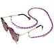 thumbnail image 2 of Cadena de gafas de sol con cuentas de acrílico púrpura,Cadena de gafas de sol con cuentas de máscara con correa para gafas de sol, 2 of 4
