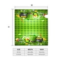thumbnail image 6 of PHELIKA St Patrick's Day Green Buffalo Plaid Magnetic Mailbox Covers Standard Size 21"H x 18"W, 6 of 8