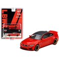 thumbnail image 1 of BMW M4 LB Works Red con ruedas de cobre y parte superior de carbono Edición limitada a 1800 piezas en todo el mundo 1/64 Diecast Model Car por True Scale Miniatures True Scale Miniatures MGT00154, 1 of 1