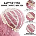 thumbnail image 3 of Qliuoazw Wig Women's Wavy Long Curly Hair With Natural Bangs In The Center, 3 of 3