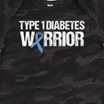 thumbnail image 4 of Inktastic Type 1 Diabetes Warrior Boys or Girls Baby Bodysuit, 4 of 5