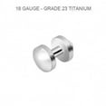 thumbnail image 2 of Disc Top Titanium Skin Diver Dermal Anchor Piercing Jewelry, 2 of 2