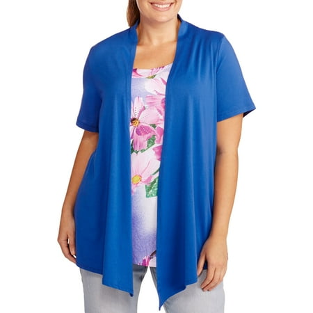 walmart plus size tops women's