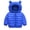 Royal blue, variant on SXIMEE 6M-5T Winter Coats Puffer Padded Jacket for Toddler Boys Girls Kids Light Outwear Cute Bear Ears with Hoods