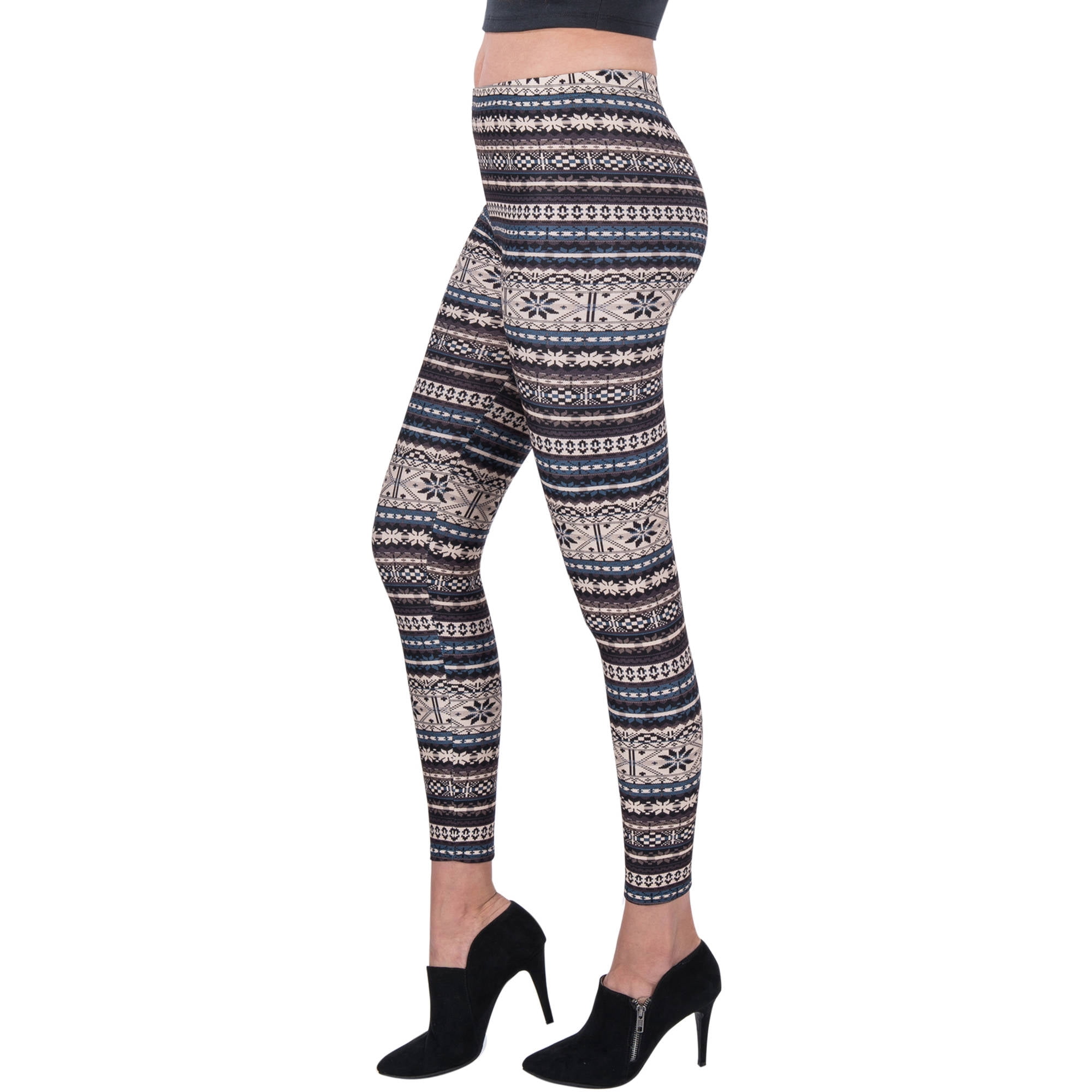 Women's Glacial Design Full Length Stretchy Leggings