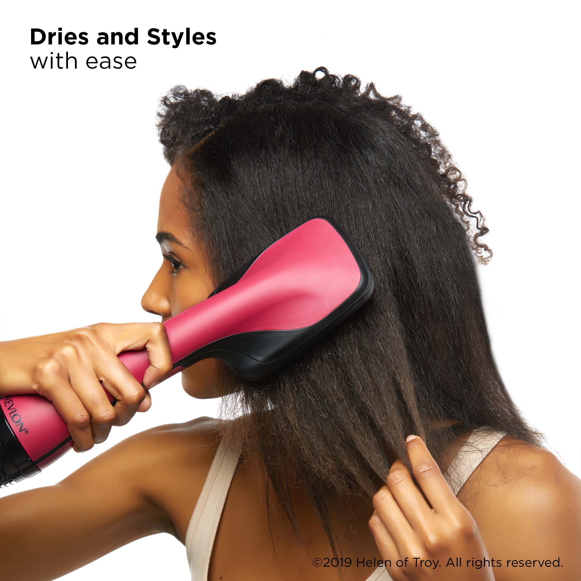 Revlon One-Step Hair Dryer and Styler, Black Blow Dryer - Walmart.com -  Walmart.com