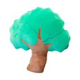 thumbnail image 1 of Juguetes de peluche de dibujos animados, regalos de 50cm, decoración creativa y Adorable para sala de estar, juguete suave para adultos, niños, adolescentes, niños y niñas Árbol, 1 of 8