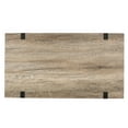 thumbnail image 3 of Faux Wood Coffee Table In Canyon Grey, 43.68" L X 23.74" W 16.82" H, Strong Metal Legs, Top Surface 43.68"l 23.74"w 16.82"h Table, Board, 3 of 6