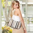 thumbnail image 5 of FORMRS Womens Shoulder Bag with Chain Strap Clutch Purse Cute Tote Handbag, Brown Abstract Stripes, 5 of 7