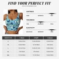 thumbnail image 5 of Pofeuu Flying Swallows Print Sports Bra for Women Sexy Vest Yoga Running Gym Fitness Crop Bras Tops-X-Large, 5 of 8