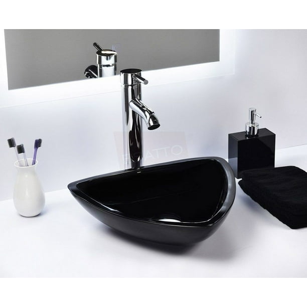 Esatto® Drei Paquete De Precio Mejorado Con Lavabo, Llave Y Desagües Listo Para Instalar ESATTO PAQUETE COMPLETO DE LAVABO PARA BAÑO