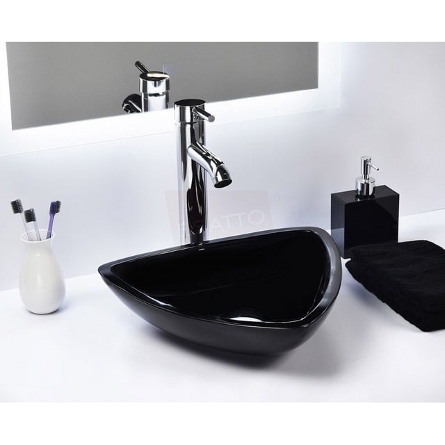 Esatto® Drei Paquete De Precio Mejorado Con Lavabo, Llave Y Desagües Listo Para Instalar ESATTO PAQUETE COMPLETO DE LAVABO PARA BAÑO